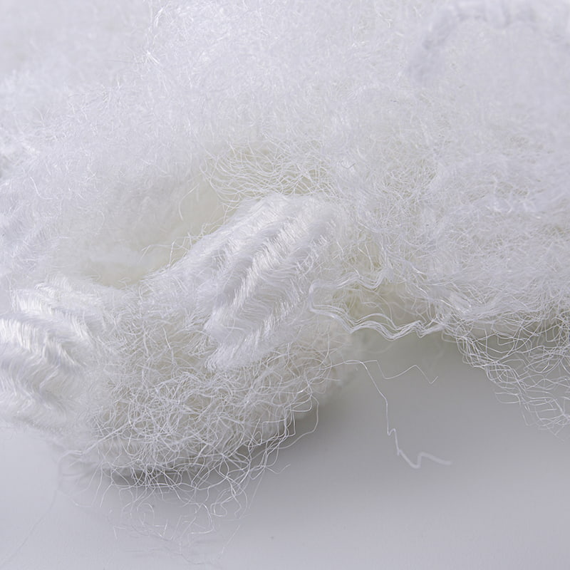 Fibre discontinue de polyester creuse non soliconisée Blanc brut 15D×64mm Fibre discontinue de polyester creuse non soliconisée Blanc brut 15D×64mm